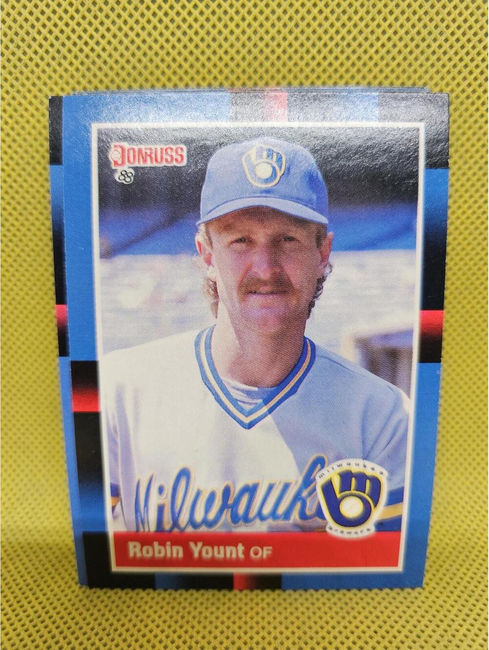 Robin Yount - HOF - 1988 Donruss #295 - Brewers - RAW Mint